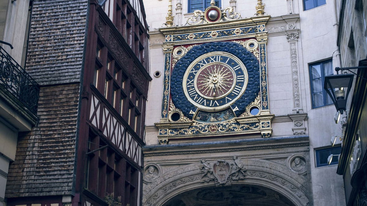 Blick auf die Gros Horloge - Foto Atout France/Nathalie Baetens