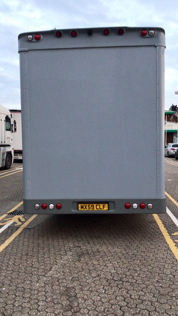 Außenansicht des umgebauten Trucks