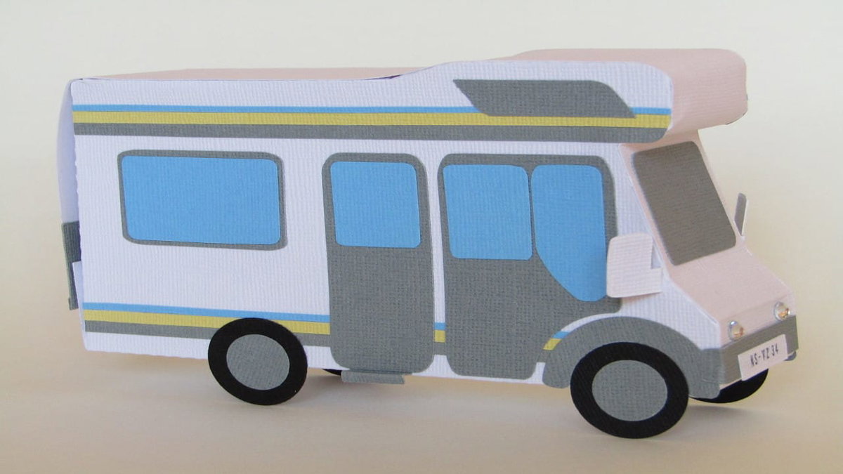 Wohnmobilverpackung fuer Geschenke fuer Camper