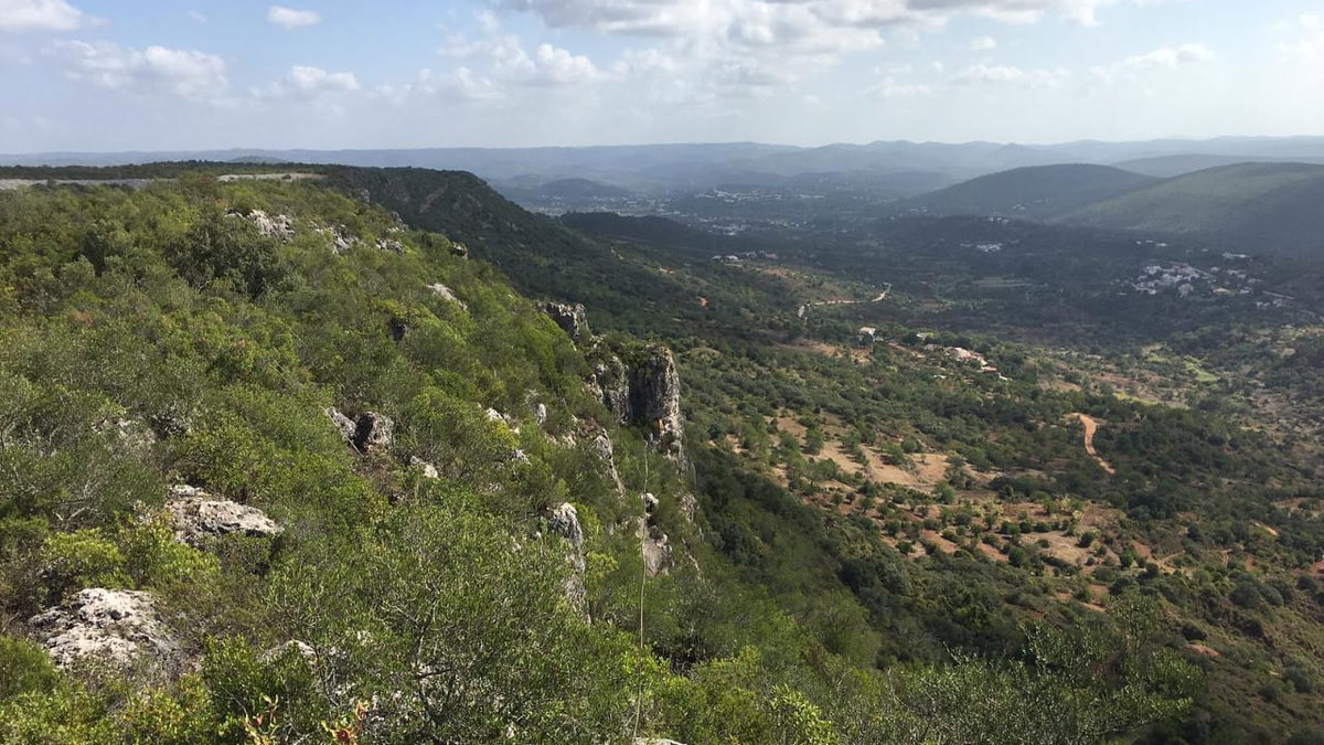 Camping in Portugal mit Blick auf die traumhafte Landschaft