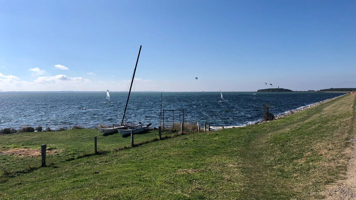 Blick auf das Meer an der Ostsee