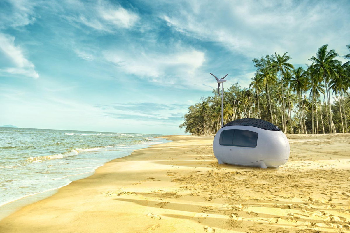 Kein besonderer Untergrund nötig bei der Ecocapsule