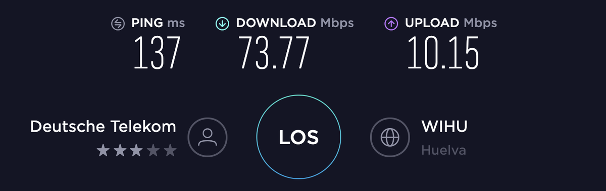 Speedtest Netgear Nighthawk M1 in Portugal