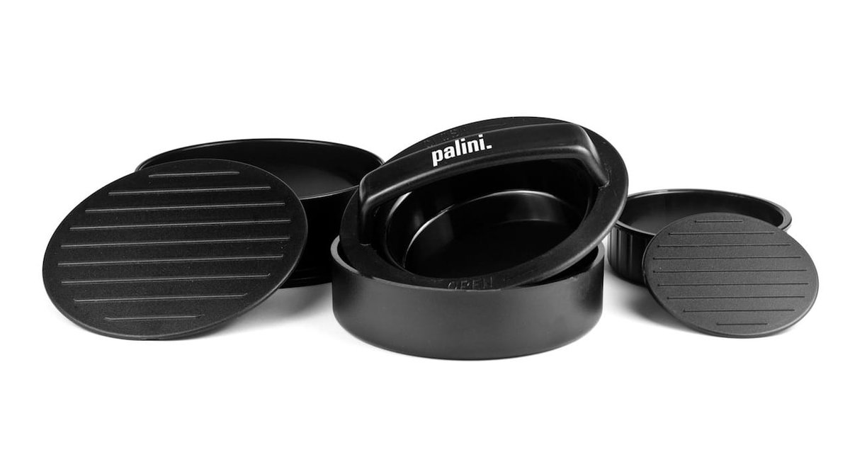Eine Burgerpresse als praktisches Camping Gadget