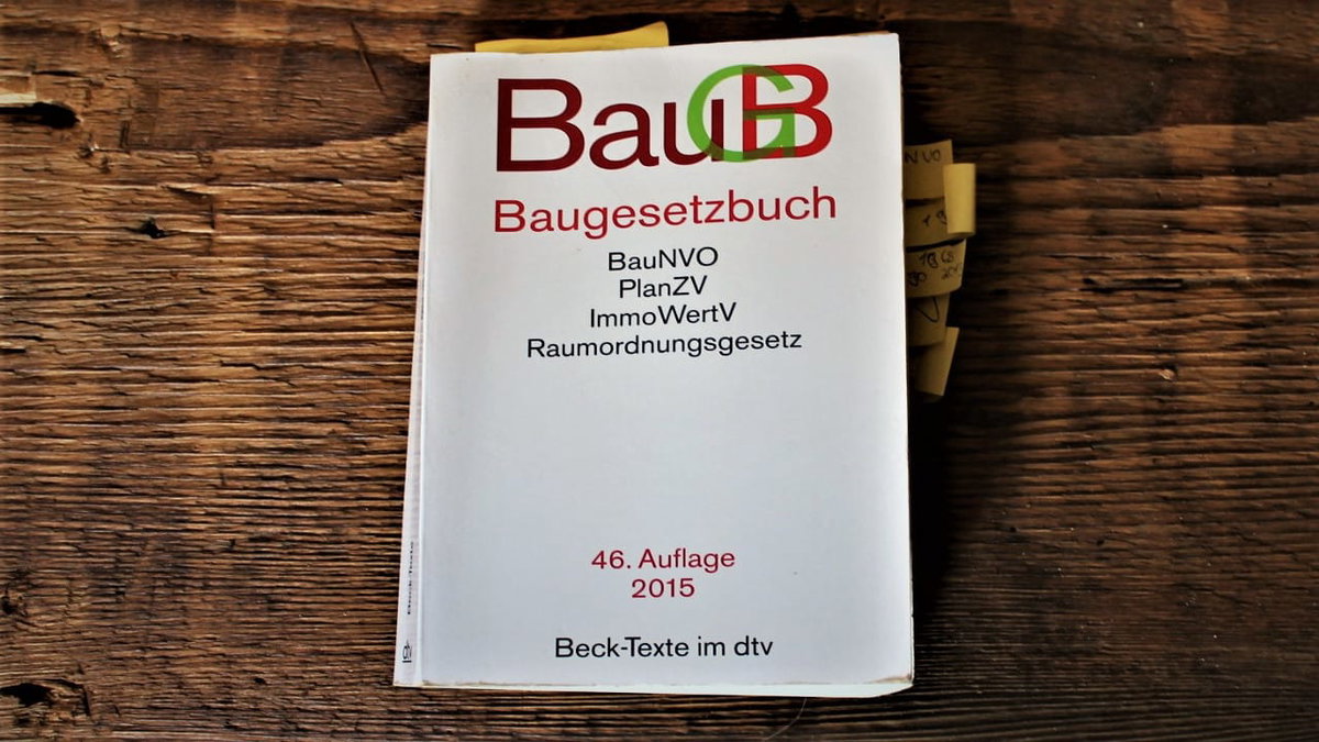 Das Baugesetzbuch fuer ein mobiles Leben im Bauwagen