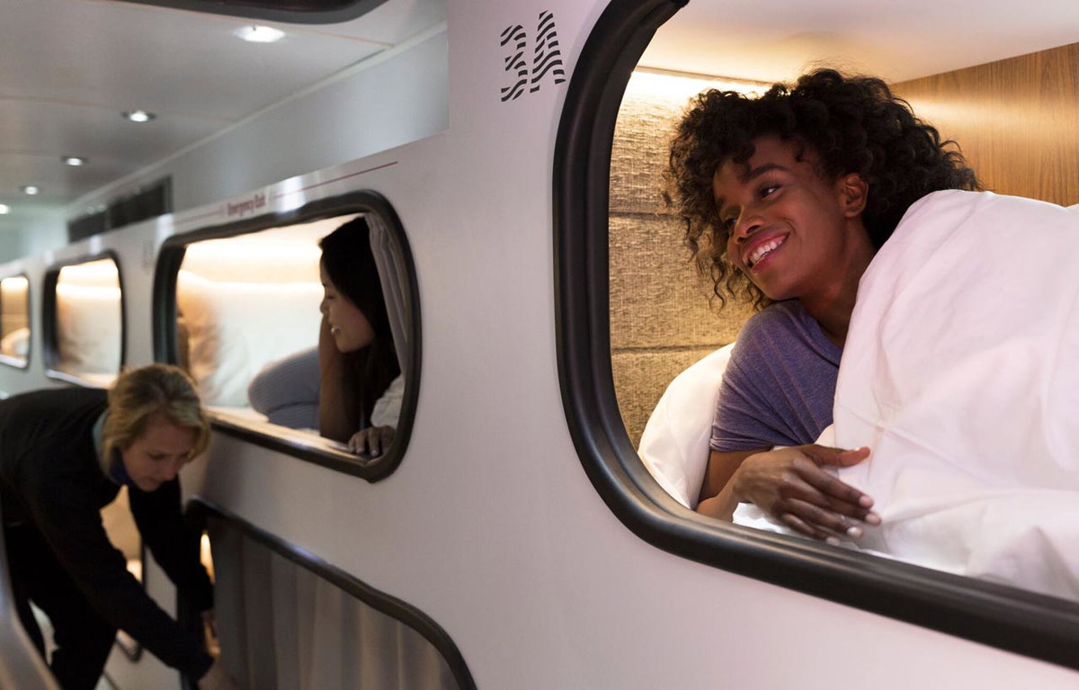 Die Ride Cabins von Los Angeles nach San Francisco