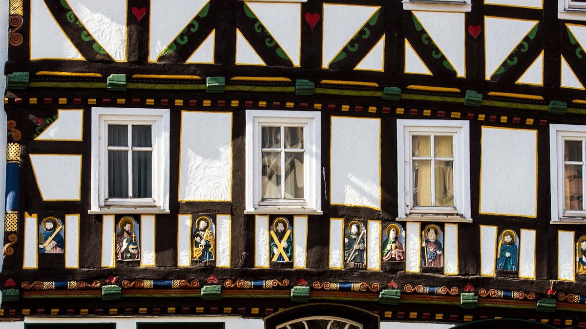 Ein Fachwerkhaus in Tann an der Rhoen