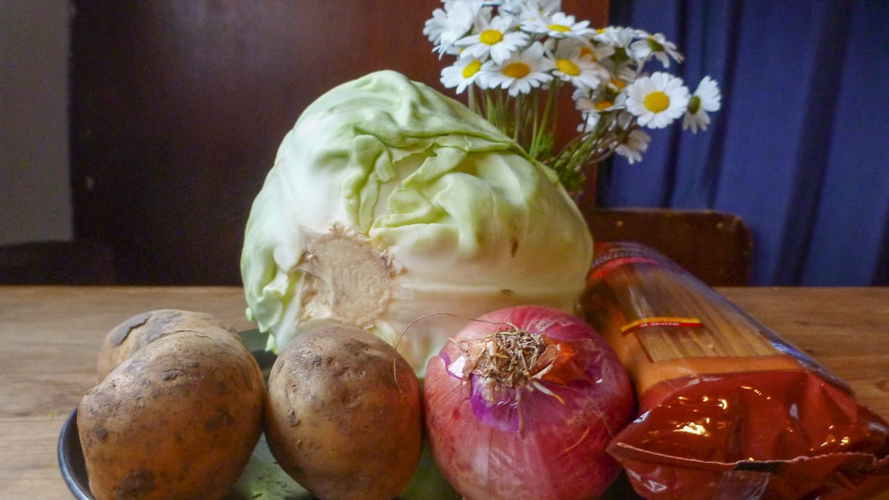Vegane Campingküche: Zwei Weißkohl-Gerichte