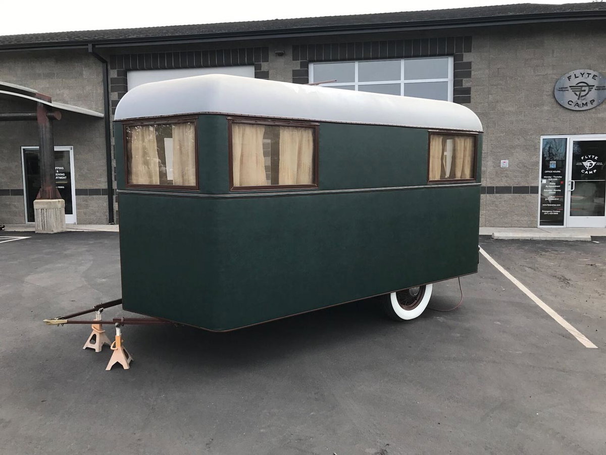 Historischer Vintage-Wohnwagen