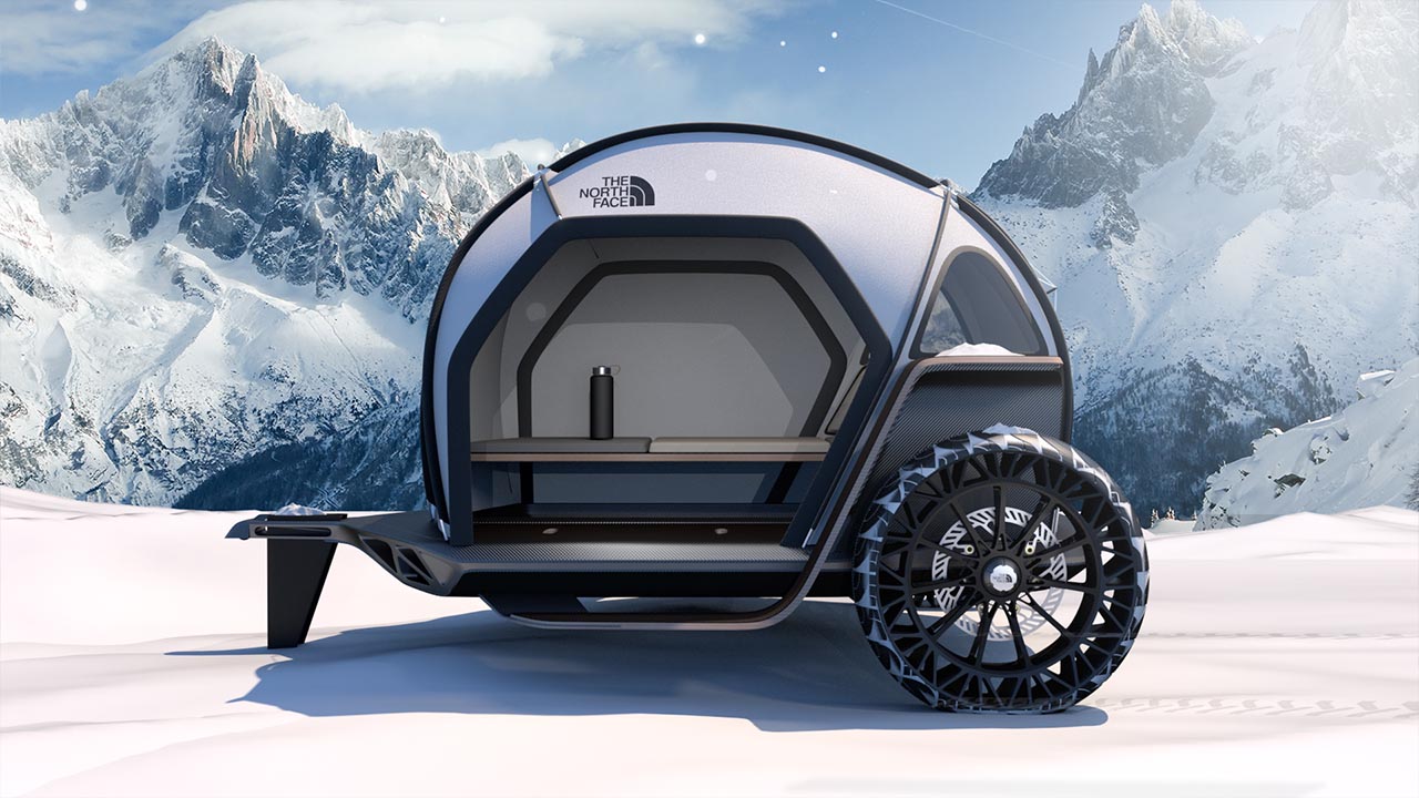 Ein Wohnwagen für Extreme: BMW, The North Face und der  FUTURELIGHT Camper