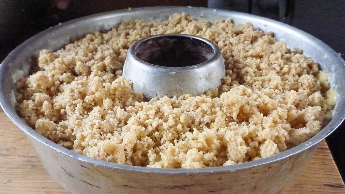 Leckerer Apfelkuchen im Omnia