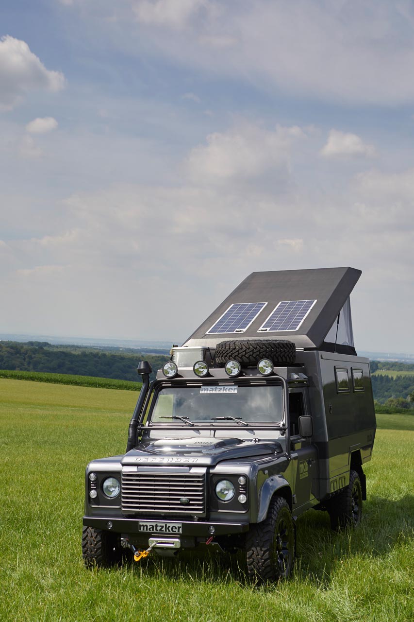 Strom durch Solarenergie beim mdx Expeditionsmodell