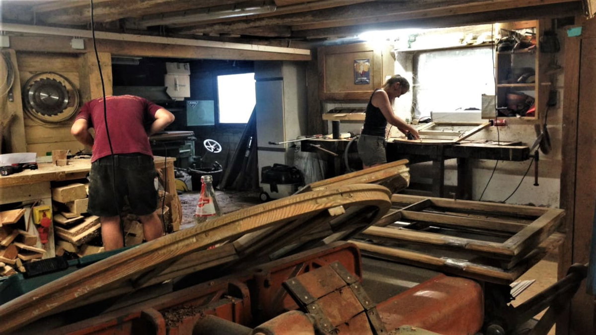 Upcycling beim Bauwagenbau