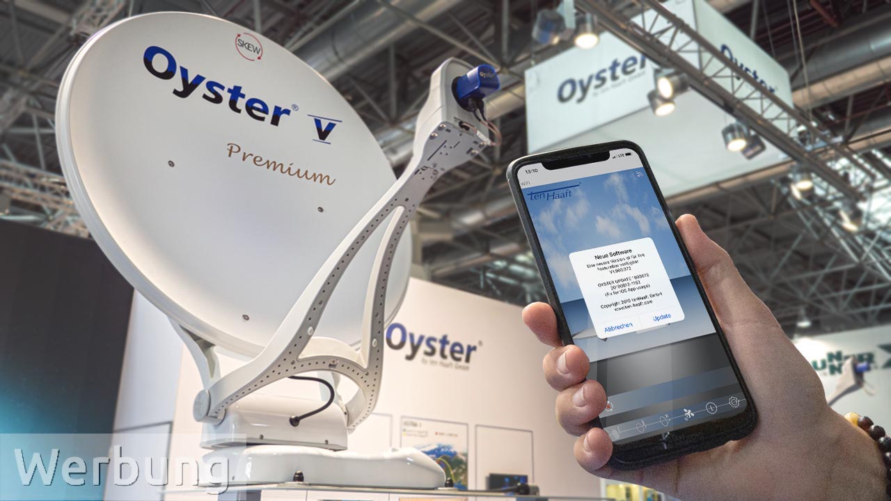 Satellitenanlage: Antennenbedienung per App