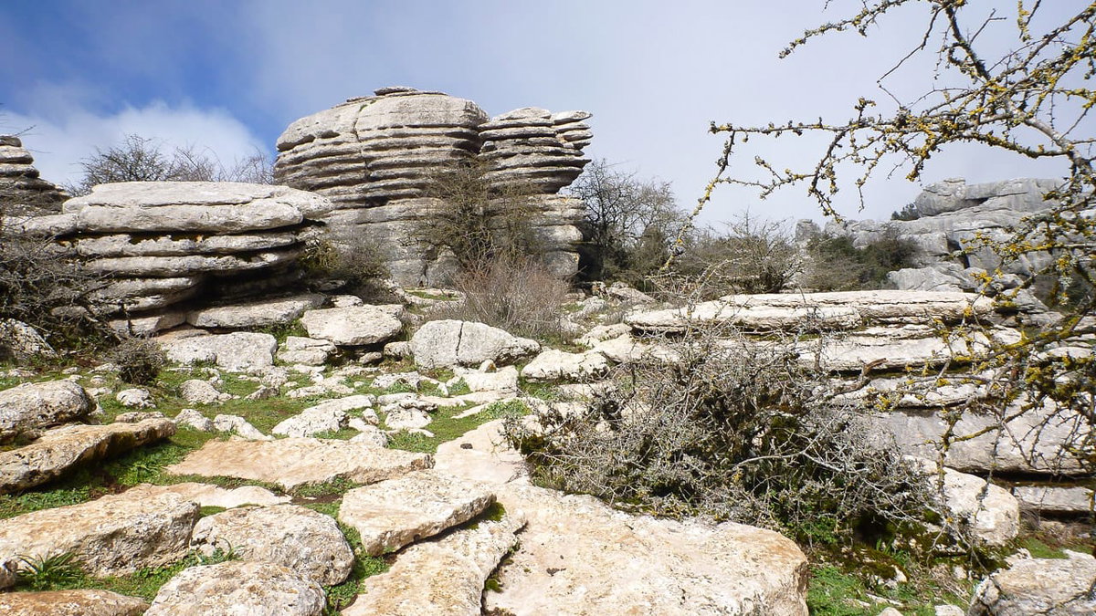 Besuch von El Torcal beim Überwintern in Spanien