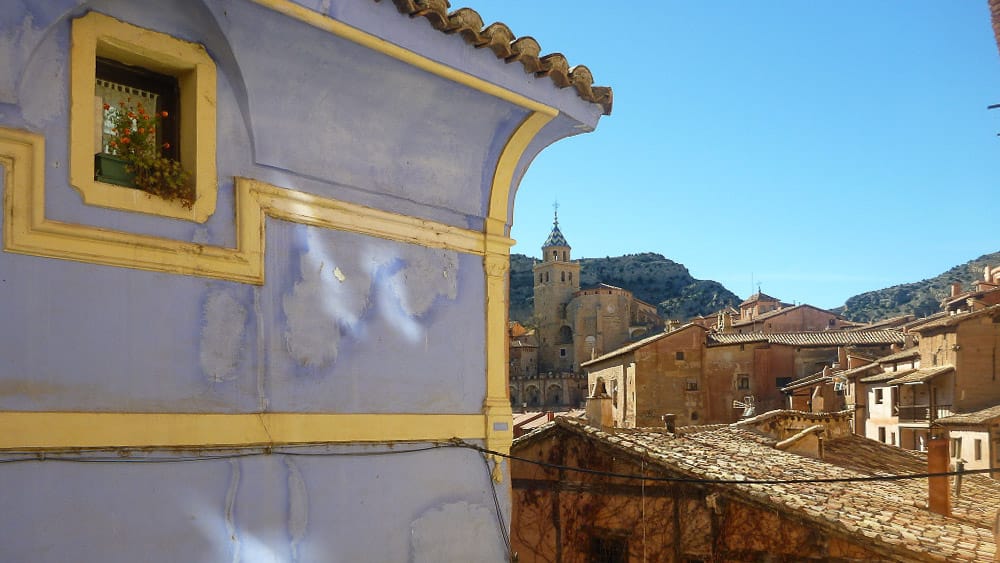 Besuch von Albarracin beim Überwintern in Spanien