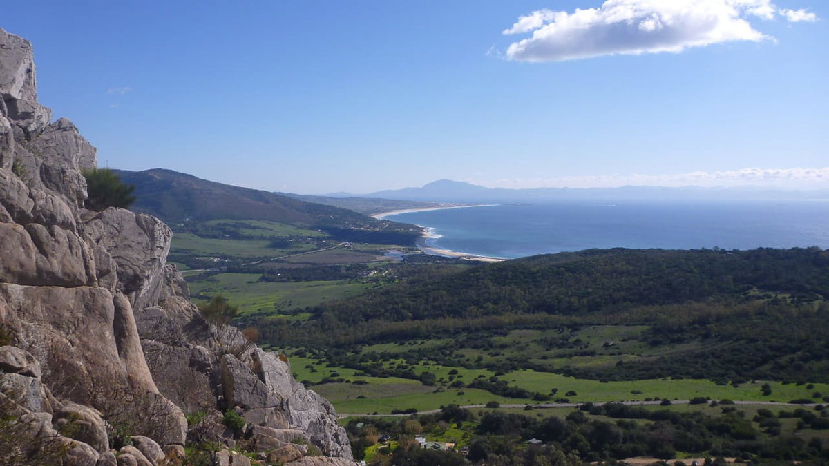 Die Bucht Costa de la Luz beim Überwintern in Spanien