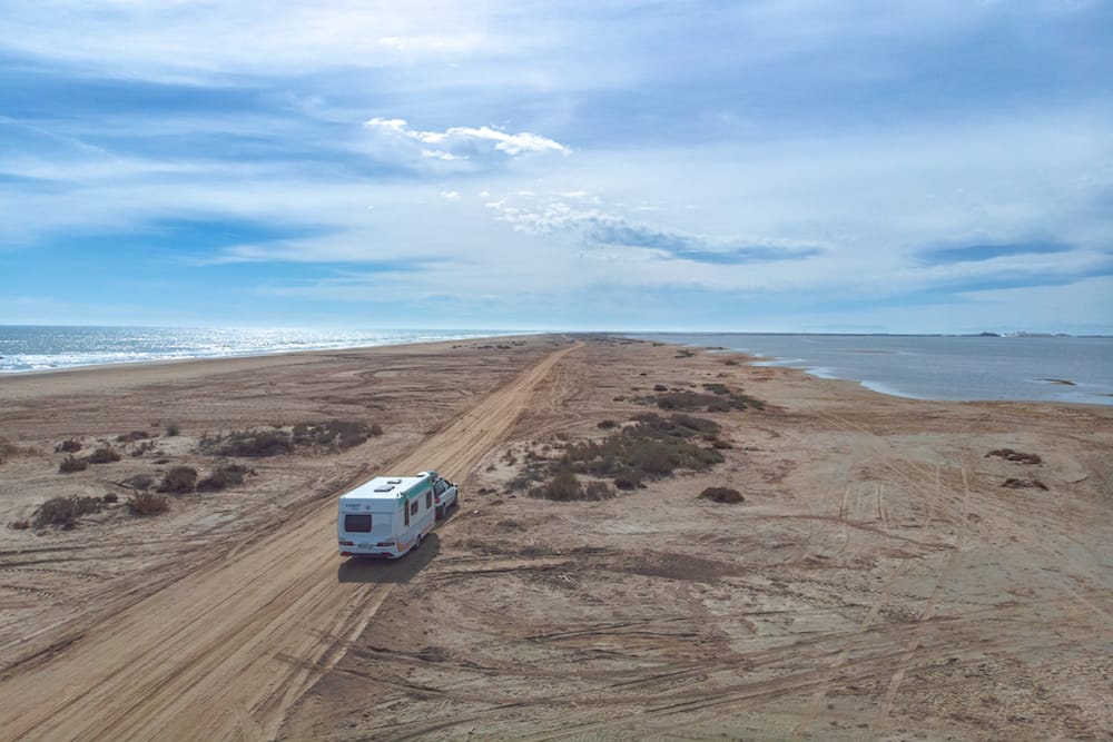Überwintern in Spanien nahe des Ebro-Deltas