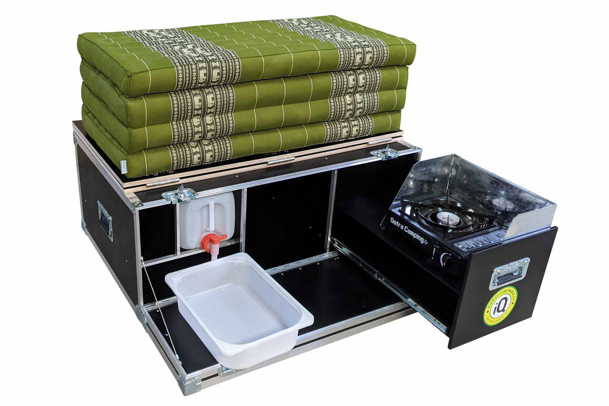 Wer ein Fan von Einfachheit ist, wird mit der IQ Campingbox sicherlich glücklich. © Gabriele Hofmann, iQ-ProSolutions GmbH