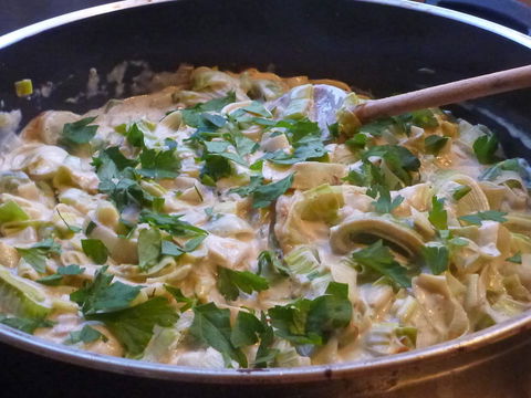 Sauerkrautsuppe mit Paprika