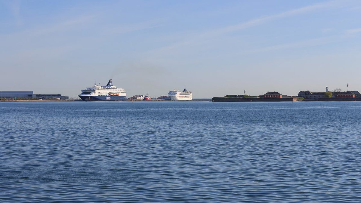 Wohnmobil auf der Fähre von DFDS