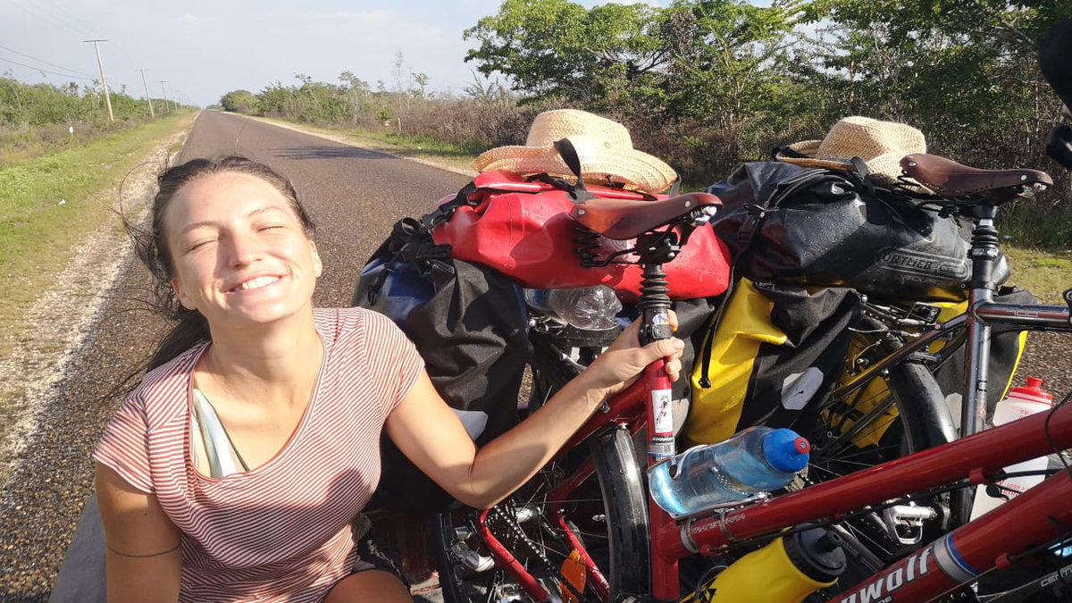 Gepäck auf dem Rad auf der Tour von Mexiko nach Costa Rica