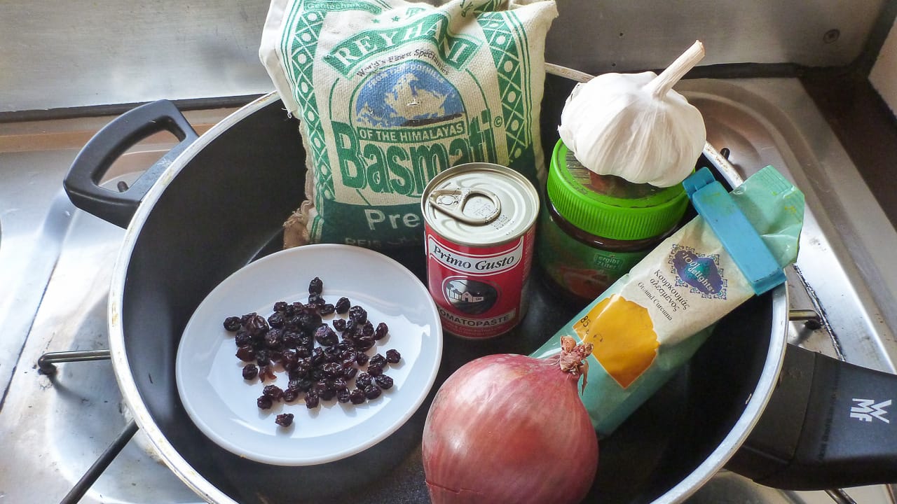 Campinggericht One Pot Reistopf