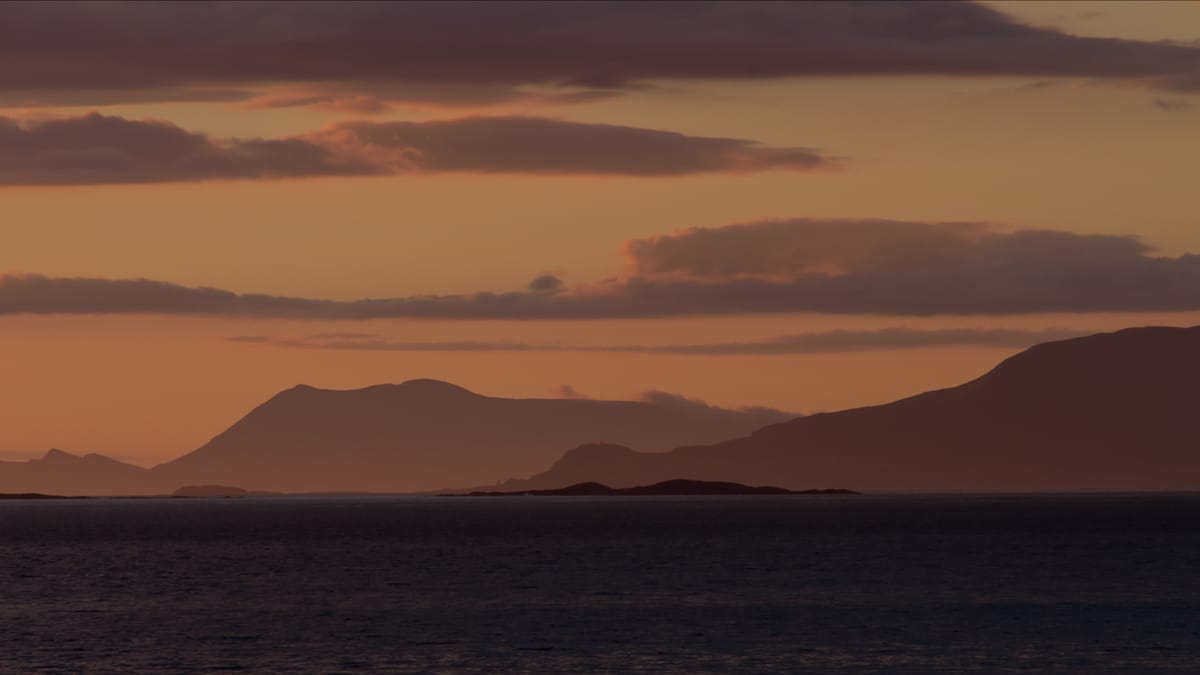 Sonnenuntergang auf Connemara in Irland