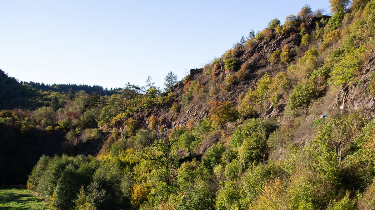 Aussicht von Burg Eltz bei Urlaub mit Camping in der Eifel