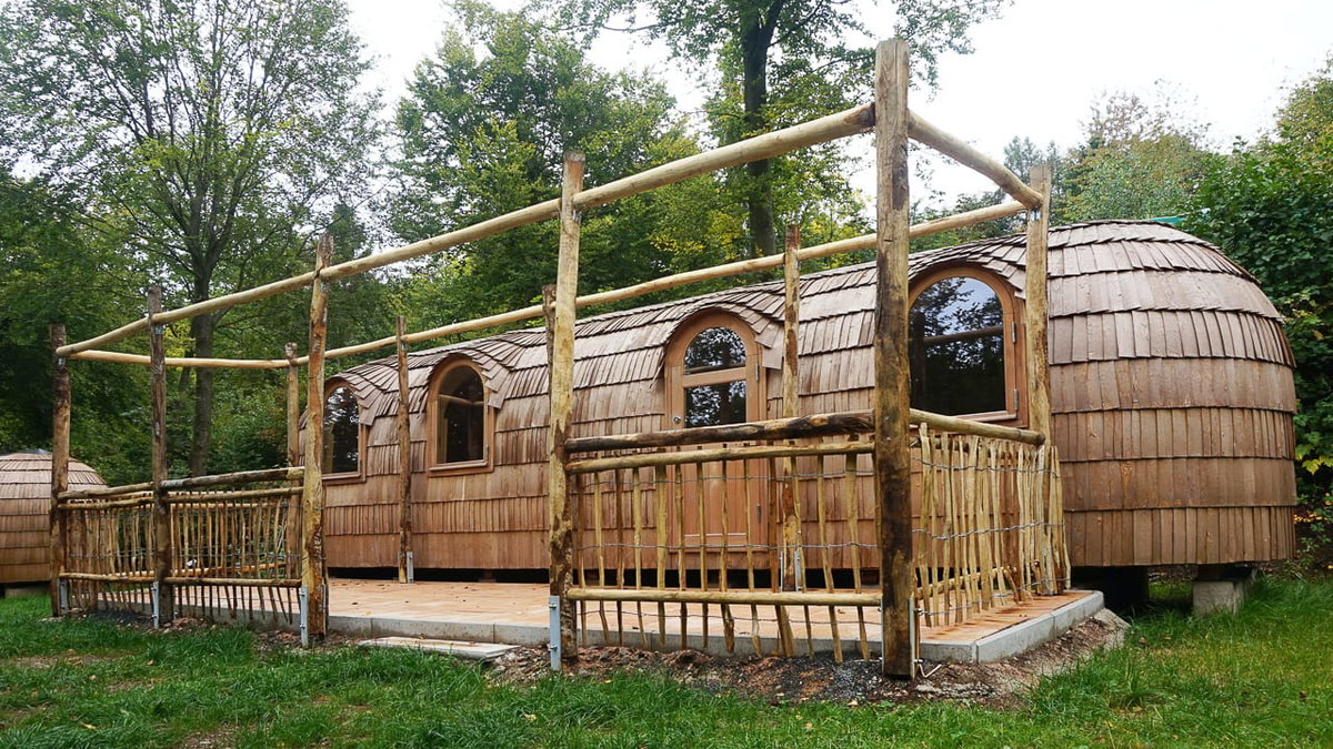 Mietunterkunft von Camp Schafbachmühle beim Camping in der Eifel