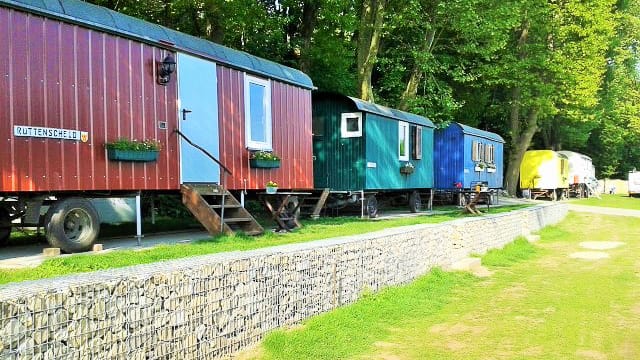 Camping im Ruhrgebiet im Bauwagen Ruhrcamping