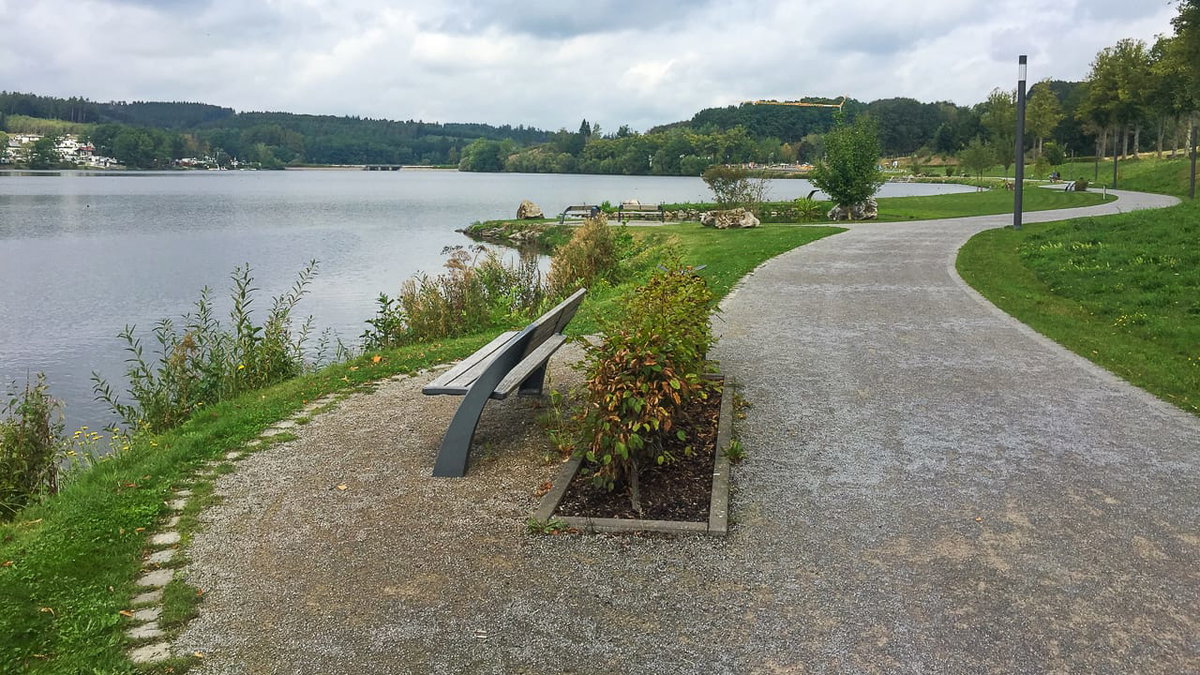 Airlebnisweg am Sorpesee beim Camping im Sauerland