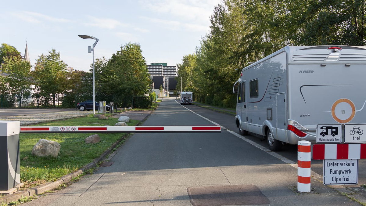 Camping im Sauerland auf dem WoMo Stellplatz Olpe