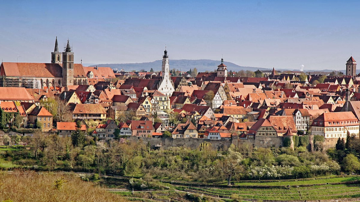 Rothenburg ob der Tauber mit dem Wohnmobil durch Hohenlohe - WPfitzinger