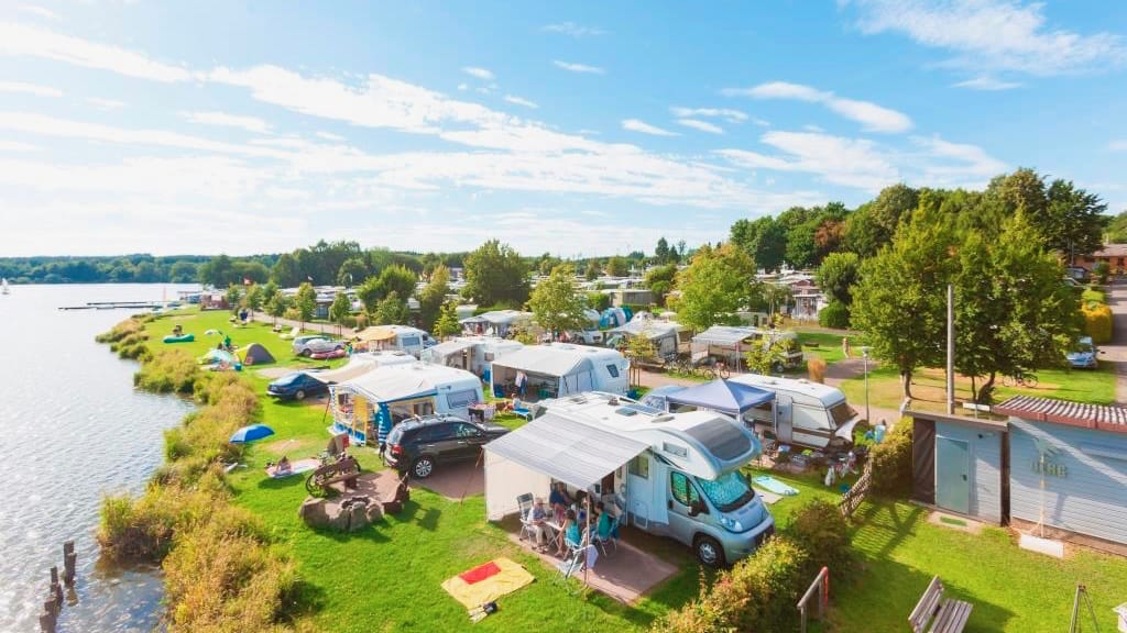 Camping am Nieder Mooser See in Deutschland