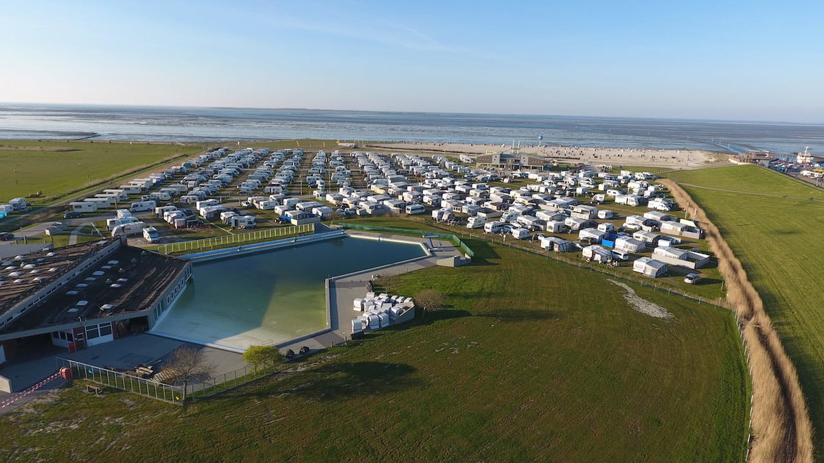 Camping mit Kindern an der Nordsee auf dem Camping am Nordseestrand in Dornum