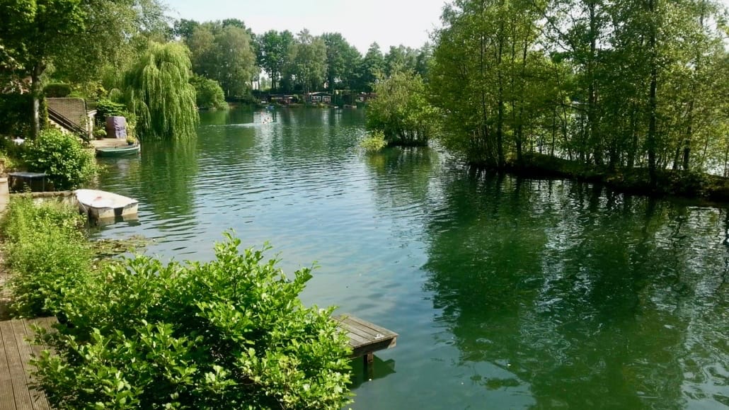Wassersport am Blauen See Campingplatz in Deutschland