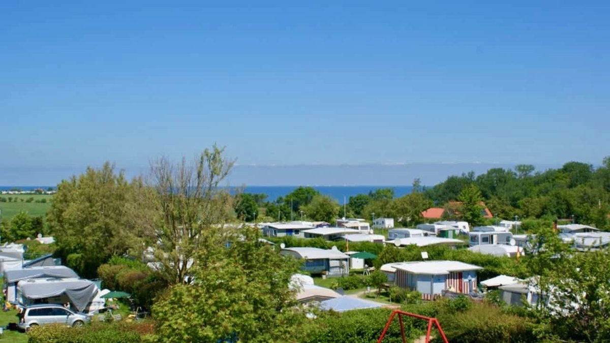 Camper auf dem Katharinenhof Camping in Deutschland für Wassersportler