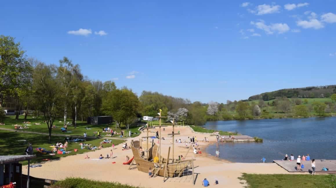 Campingplatz Nieder Mooser See Camping in Deutschland für Wassersportler