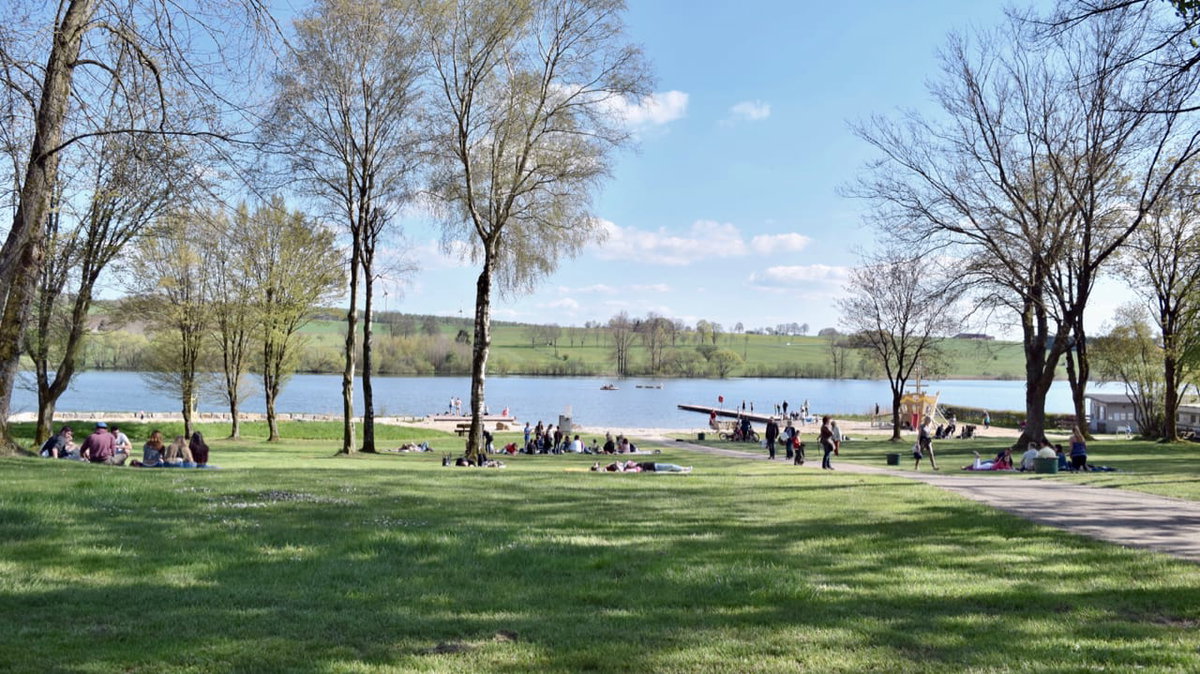 Camping in Deutschland für Wassersportler am Nieder Mooser See
