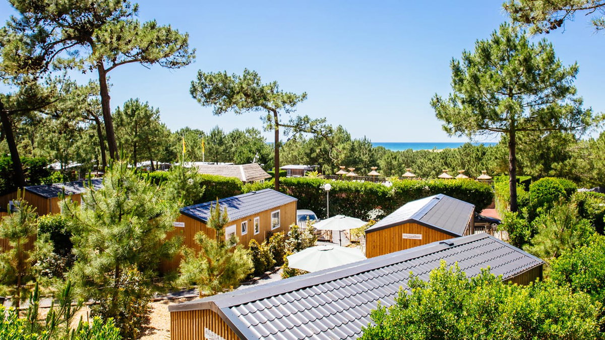 Blick auf den Les Grands Pins Camping