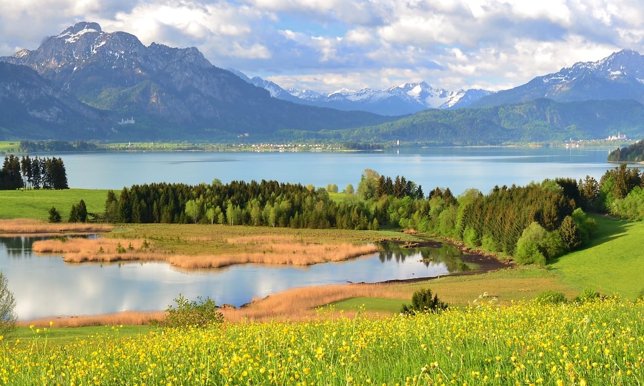 Camping im Allgäu und Bayerisch-Schwaben – vielseitige Landschaften, pittoreske Orte und eine bewegte Geschichte