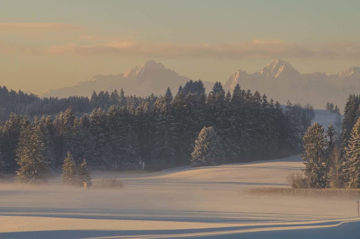 Wintercamping in Allgäu Bayerisch-Schwaben