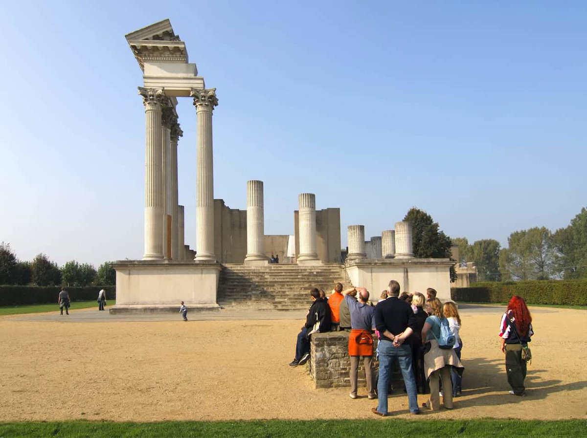 Besuch in Xanten beim Camping am Niederrhein
