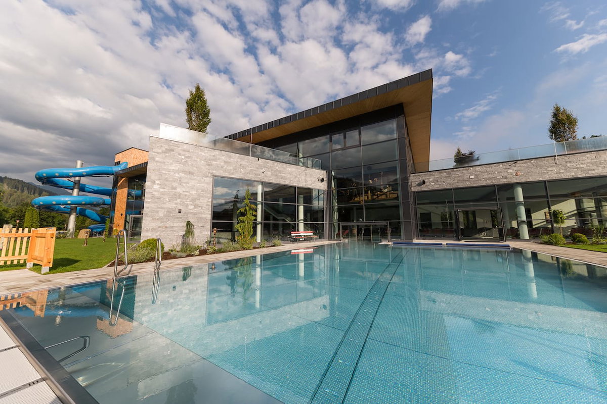 Schwimmbad vom All Inclusive Camping Sportcamp Wolferlgut