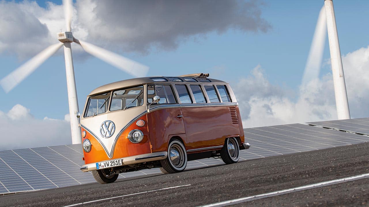 Der E-Hippie: Mit dem elektrischen Bulli in die Zukunft