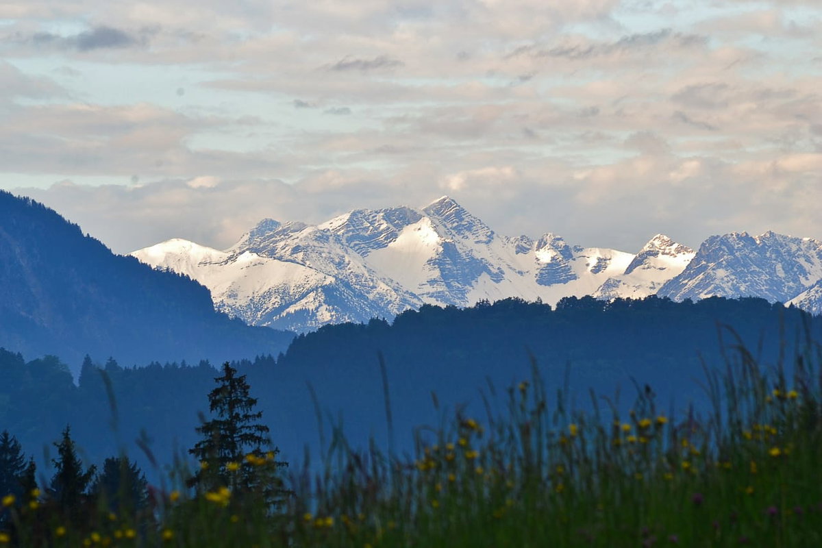 Camping in Oberbayern an den Ammergauer Alpen