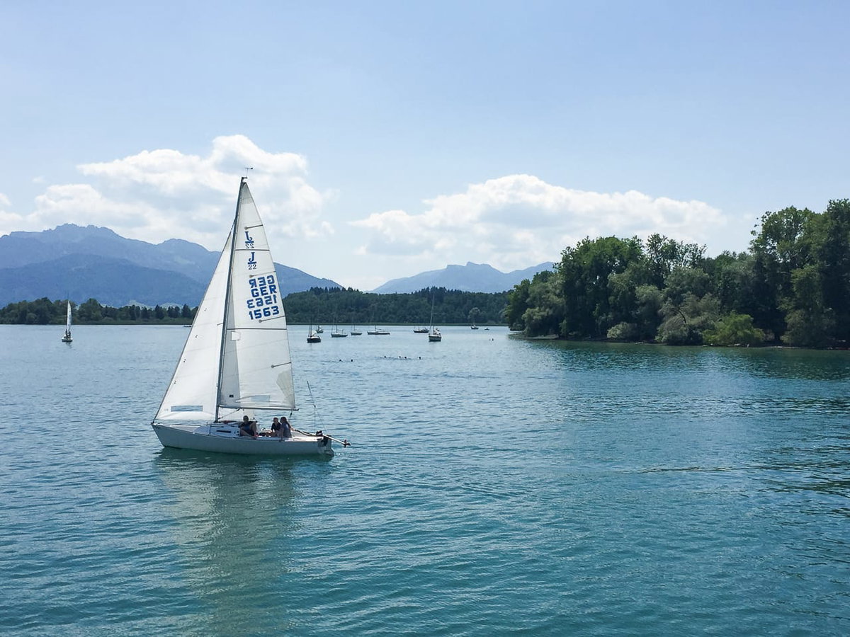 Camping in Oberbayern am Chiemsee