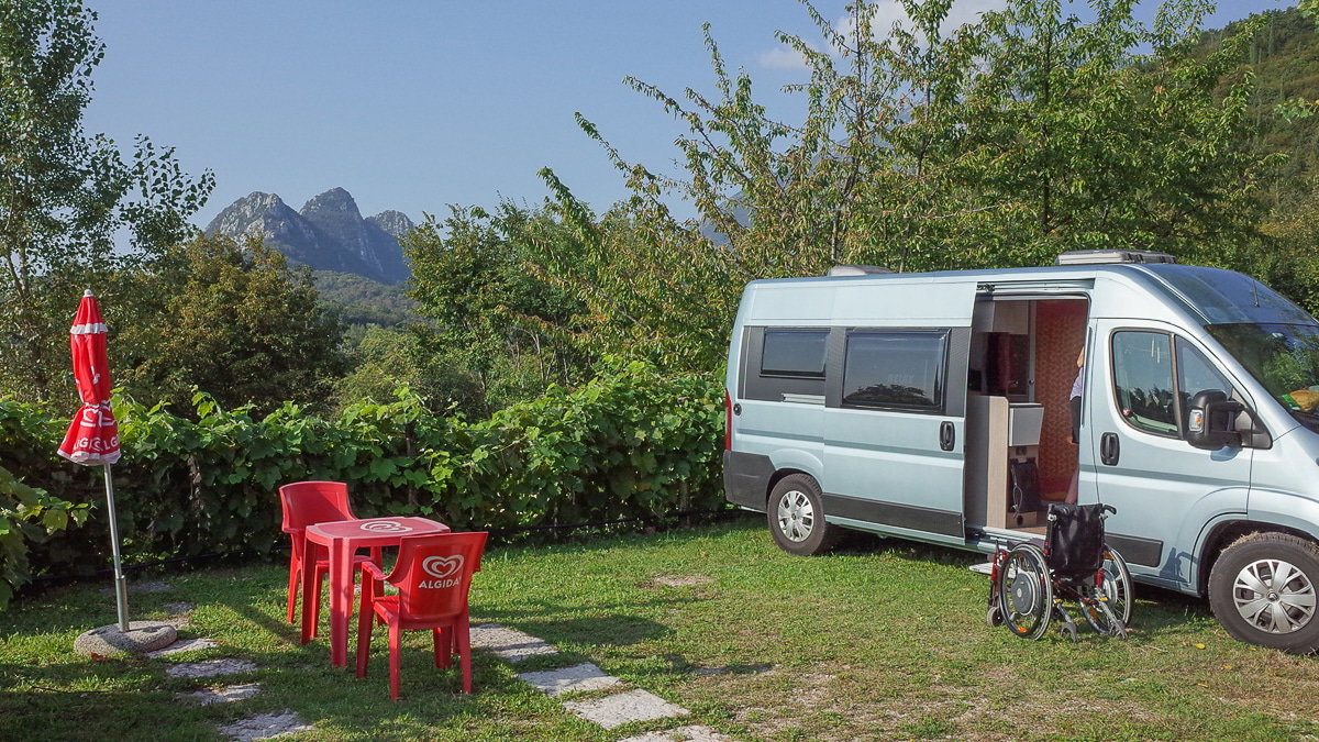 Barrierefreier Campingplatz