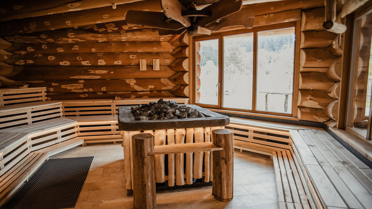 Sauna für Wellness Camping auf dem Schwarzwälder Hof